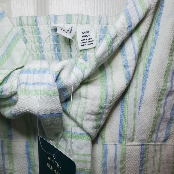 Roxy Under the Cali Sun Stripe Sundress S - Picture 4 of 8